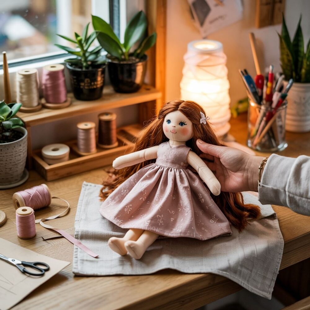 Materiały do szycia lalki