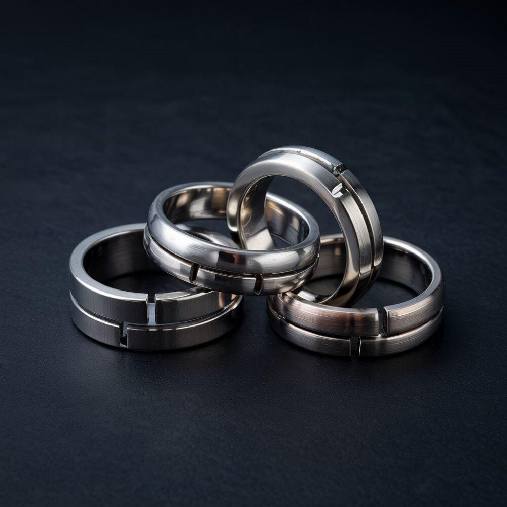 biżuteria stalowa nowoczesna