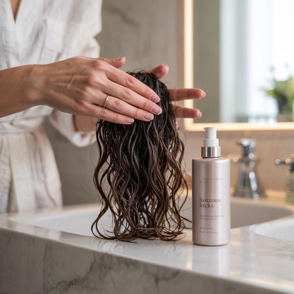 butelka serum do włosów