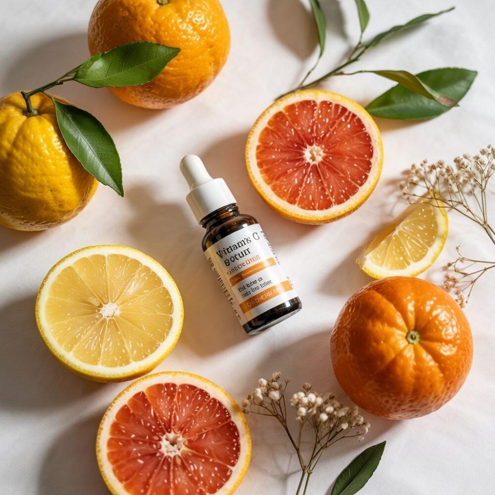 butelka serum kosmetycznego