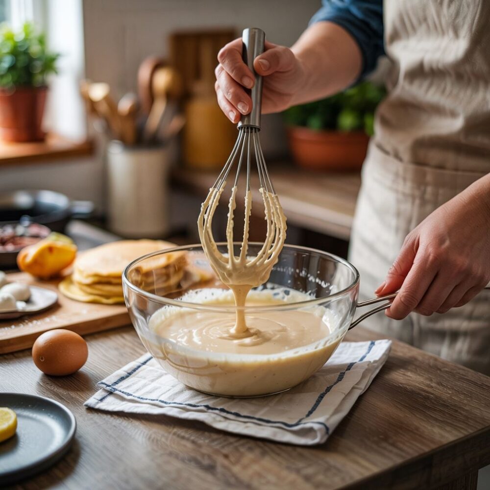 ciasto naleśnikowe w misce