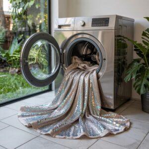 delikatna sukienka w wodzie