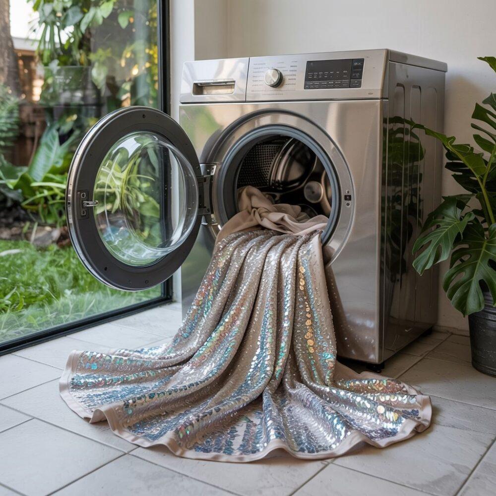 delikatna sukienka w wodzie