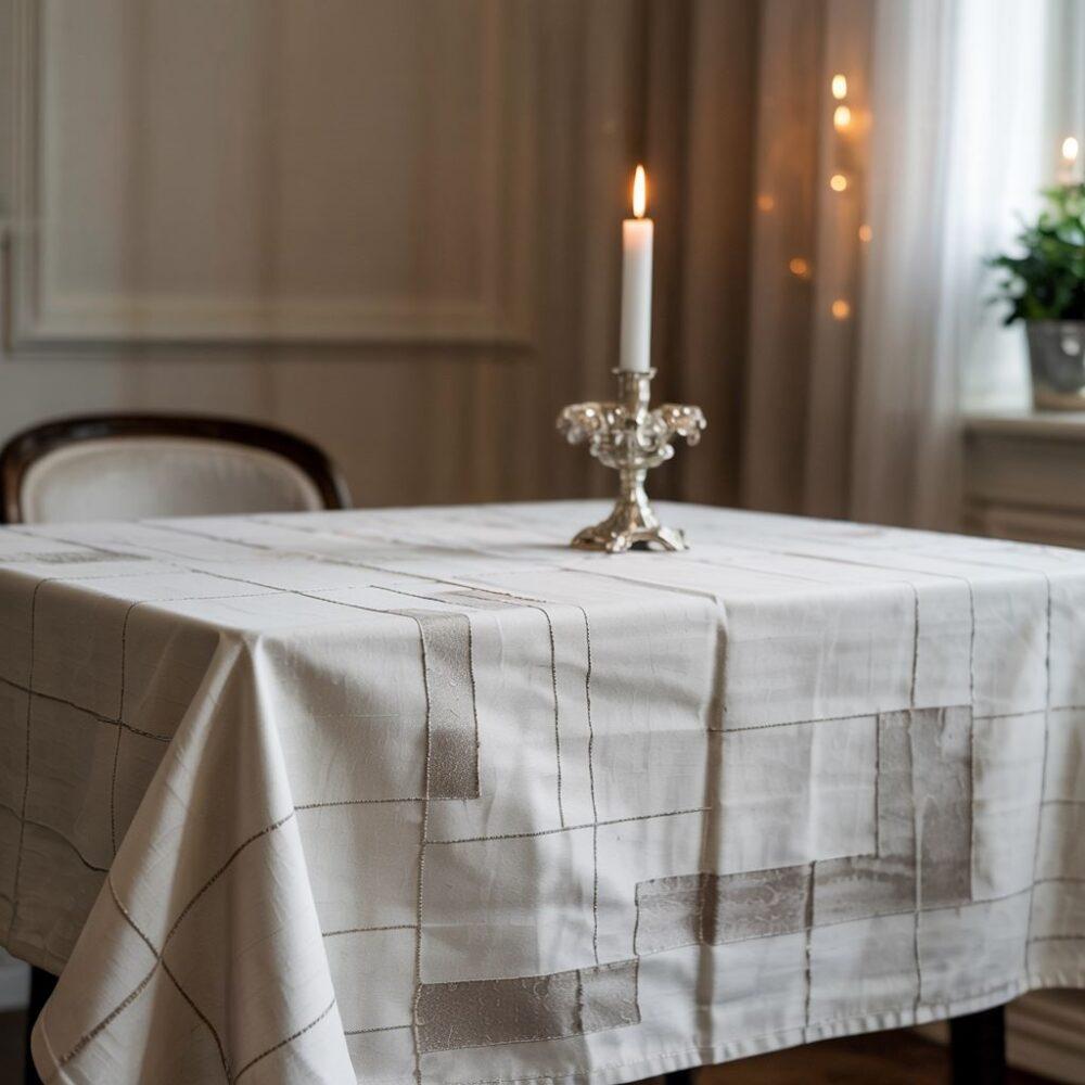 elegancki obrus prostokątny