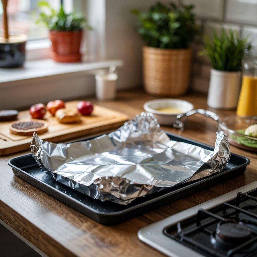 folia aluminiowa pieczenie
