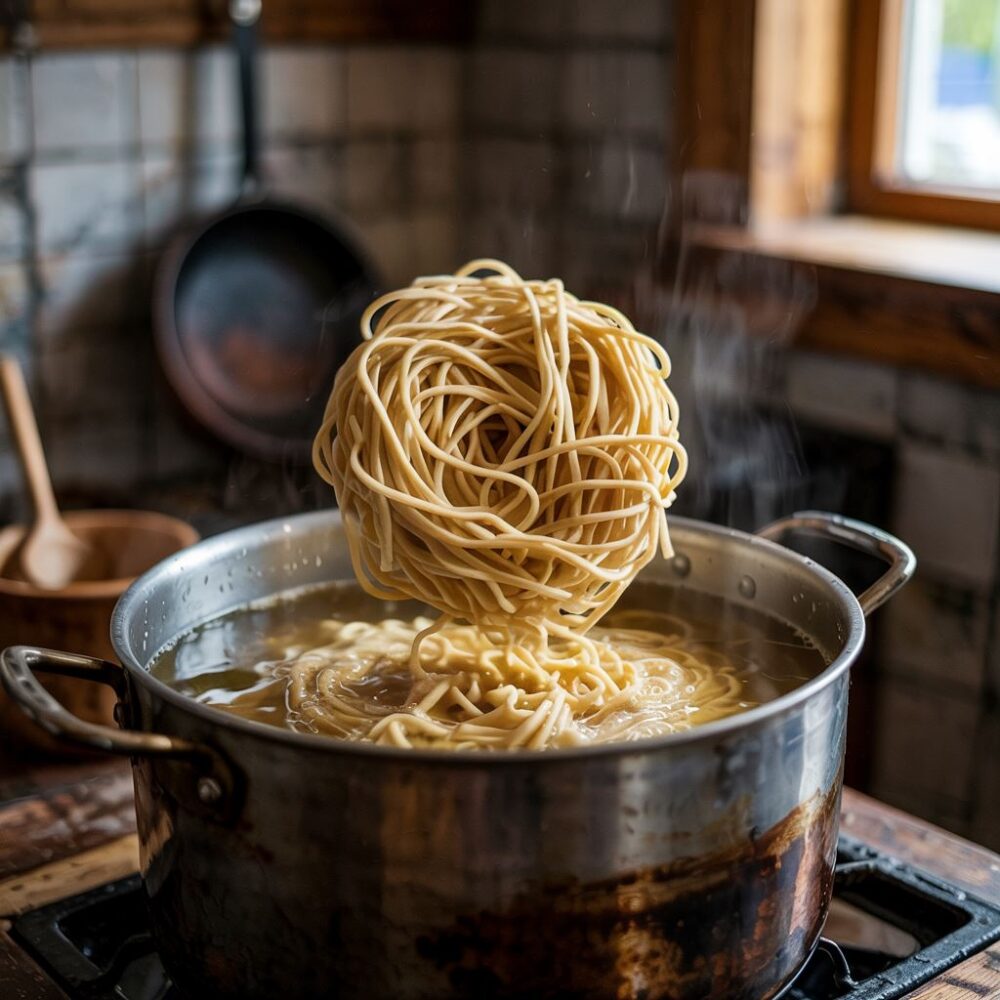 gotowanie klusek lanych