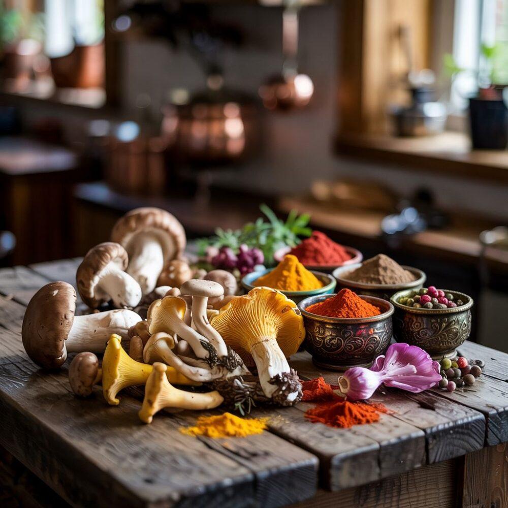 herbs for mushroom dishes