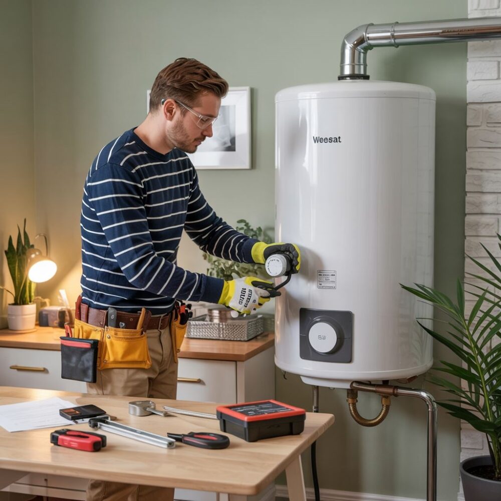 instalacja termostatu na bojlerze