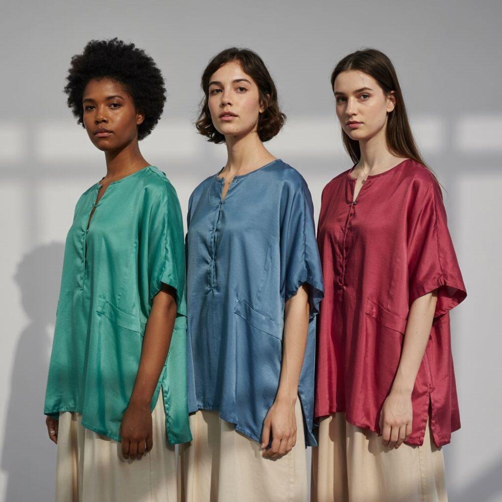 kolorowe tuniki dla kobiet