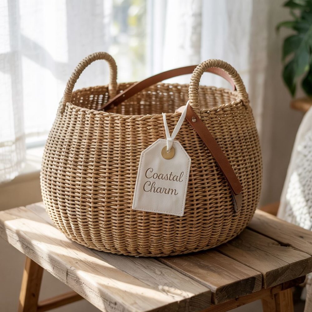 letnia torebka ze słomy