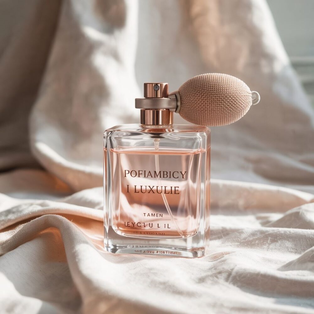 luksusowe perfumy na toaletce