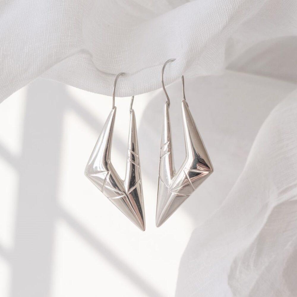 minimalistyczne kolczyki