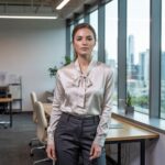 modna bluzka biznesowa