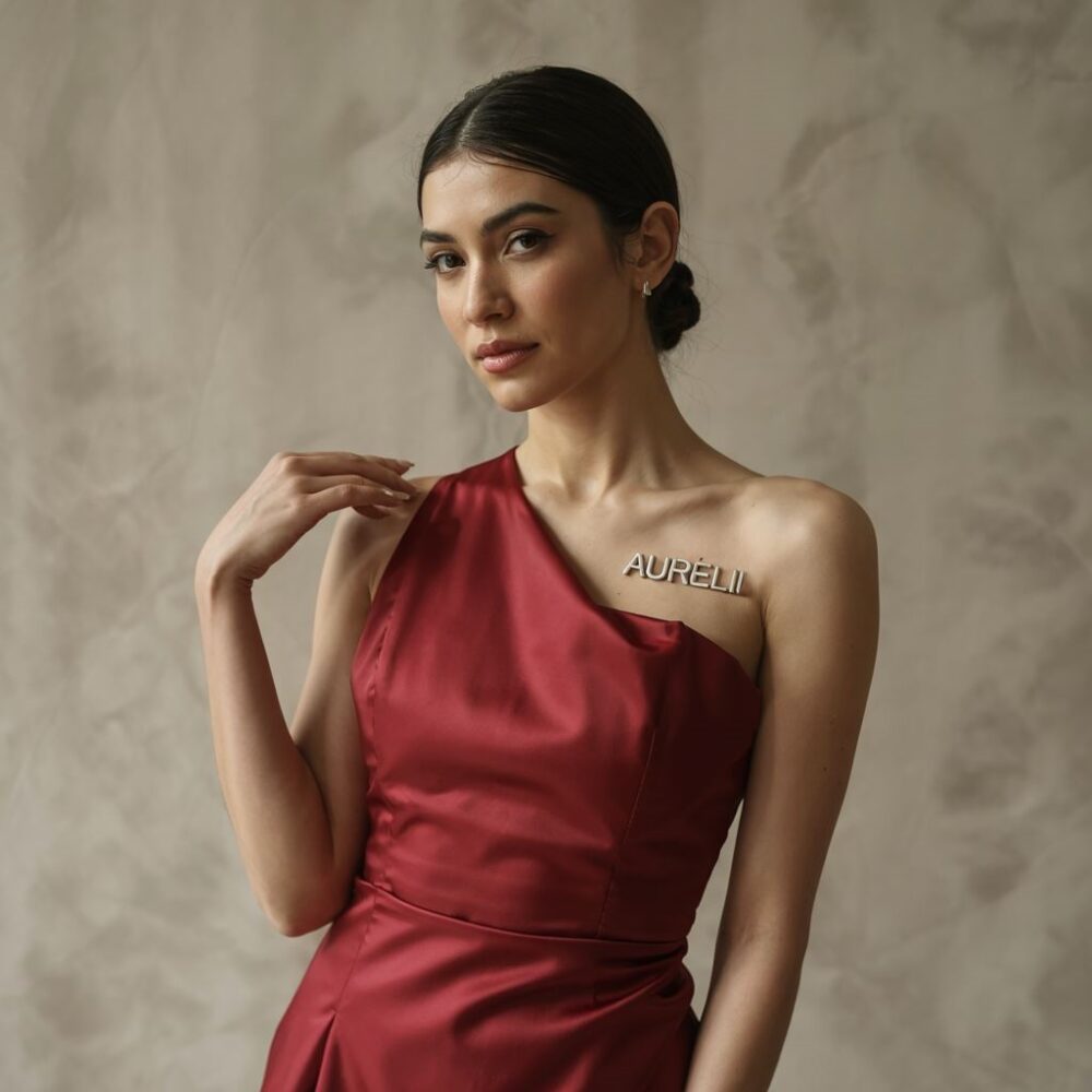 modny wygląd w sukience