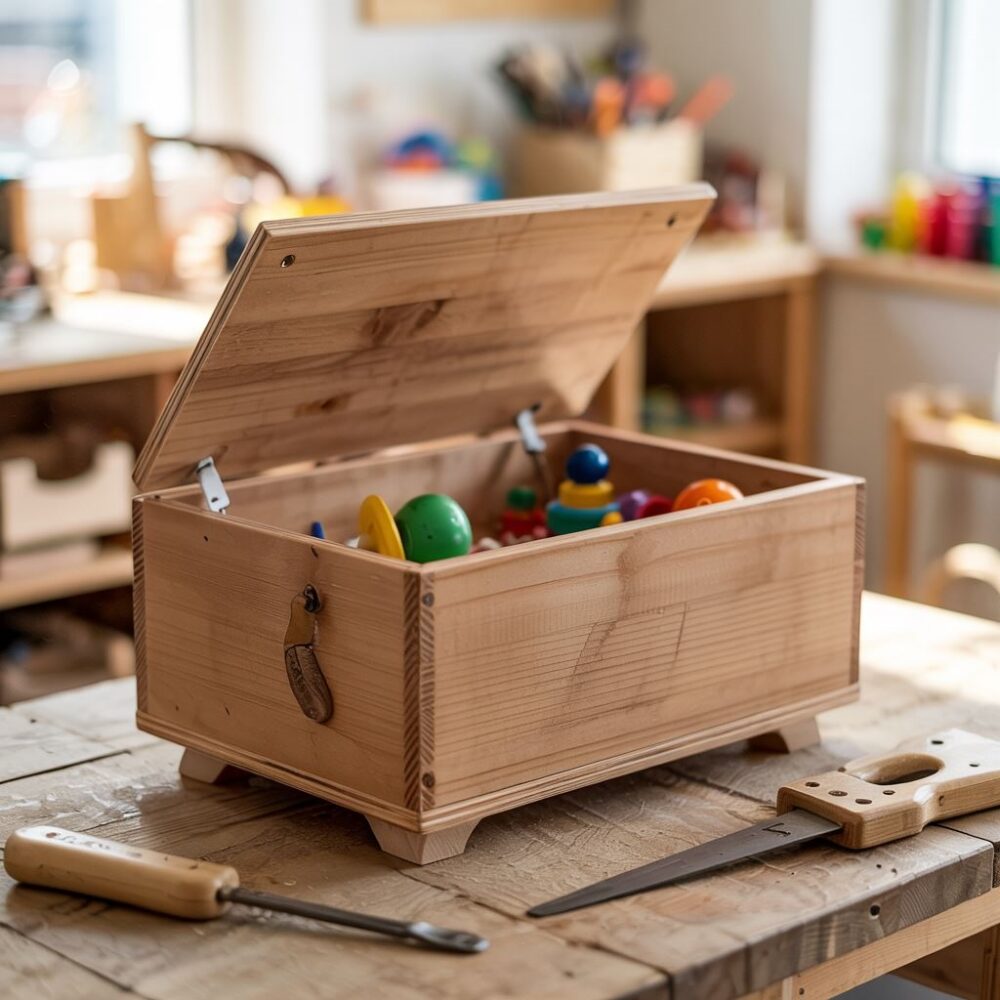 montaż skrzynki w pokoju dziecięcym