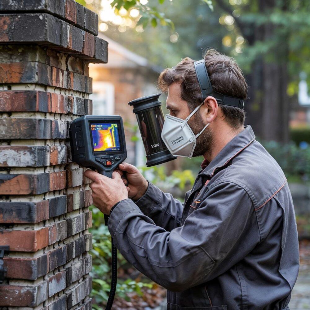 narzędzia do kontroli komina