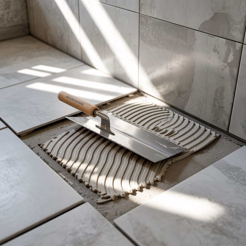 narzędzia do układania płytek na ogrzewaniu