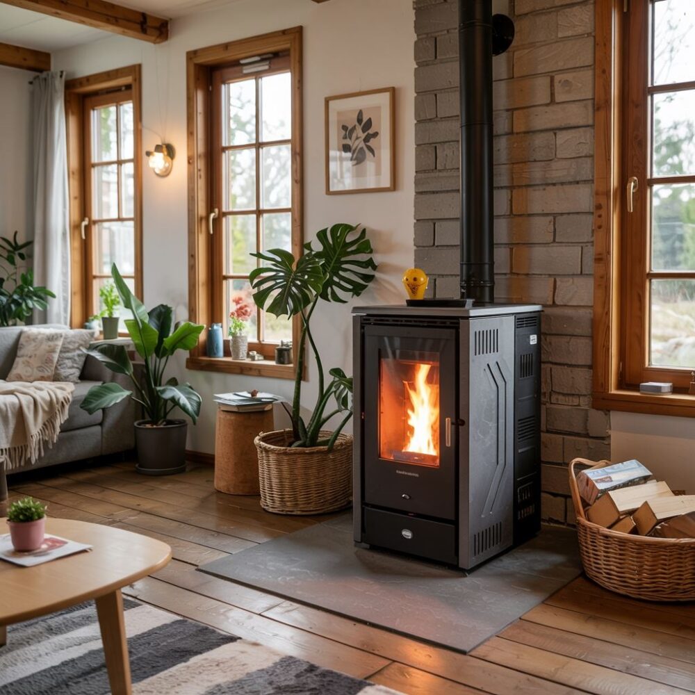 nowoczesny piec do domu