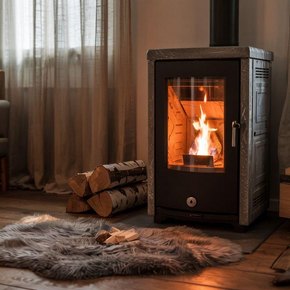 nowoczesny piec pelletowy