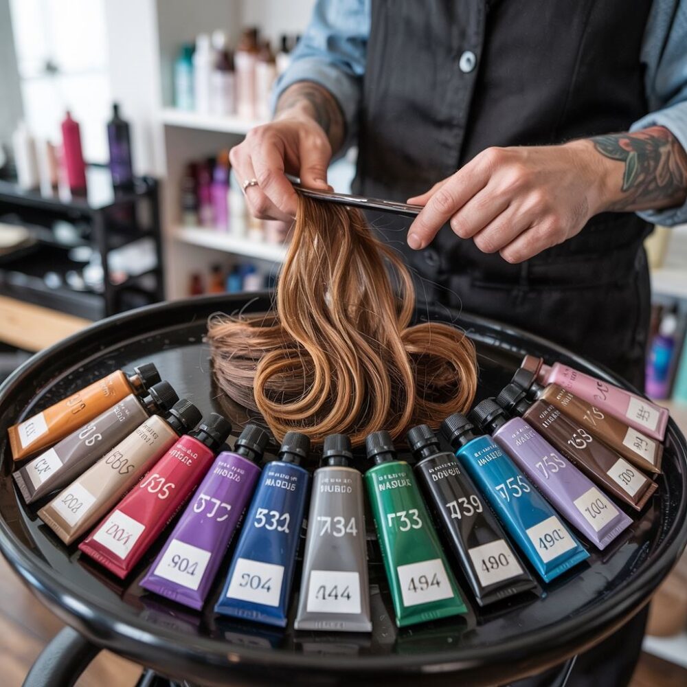 numery farb do włosów