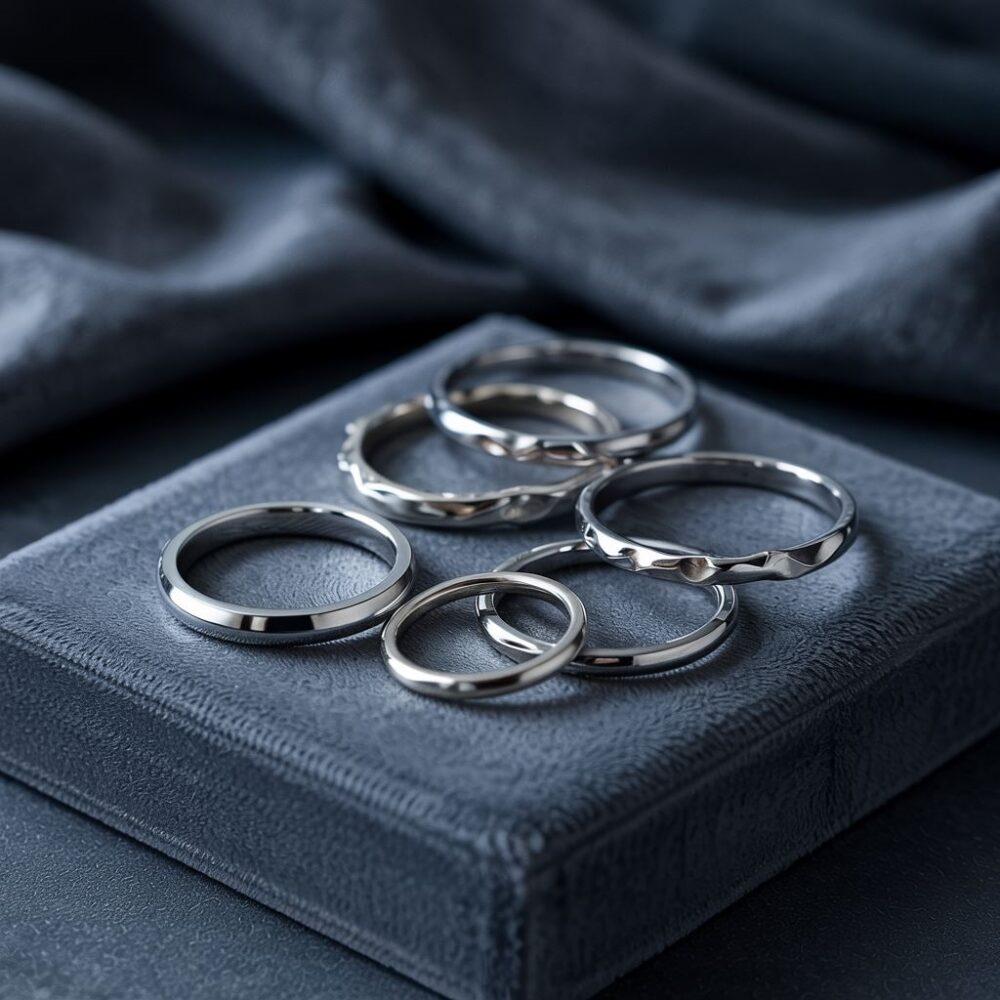 pierścionek stal nierdzewna