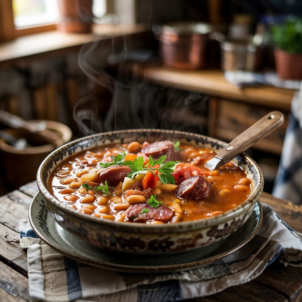 porcja fasolki po bretońsku