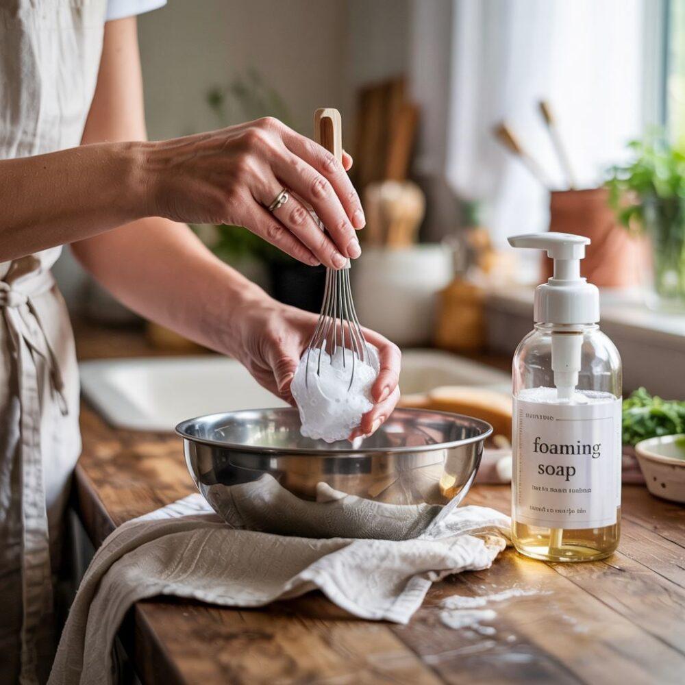 proces tworzenia mydła