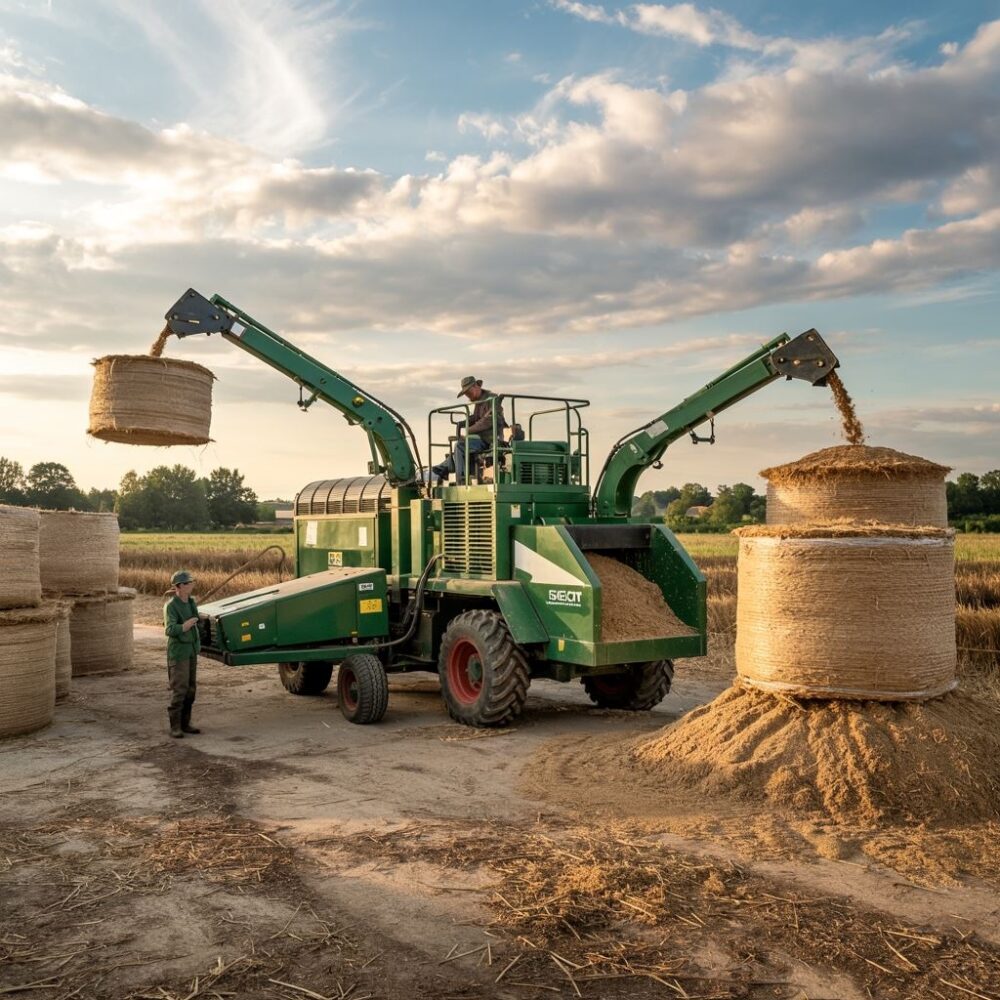 produkcja pelletu ze słomy