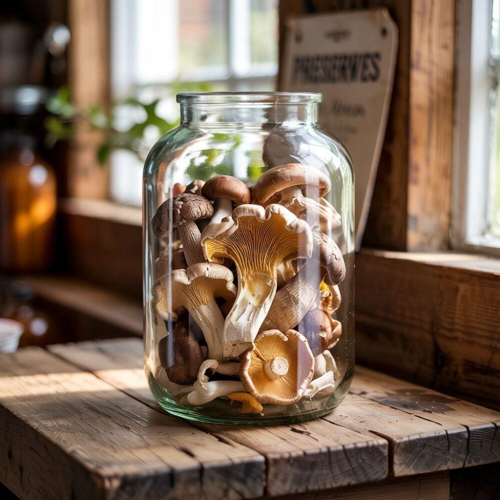 przechowywanie grzybów