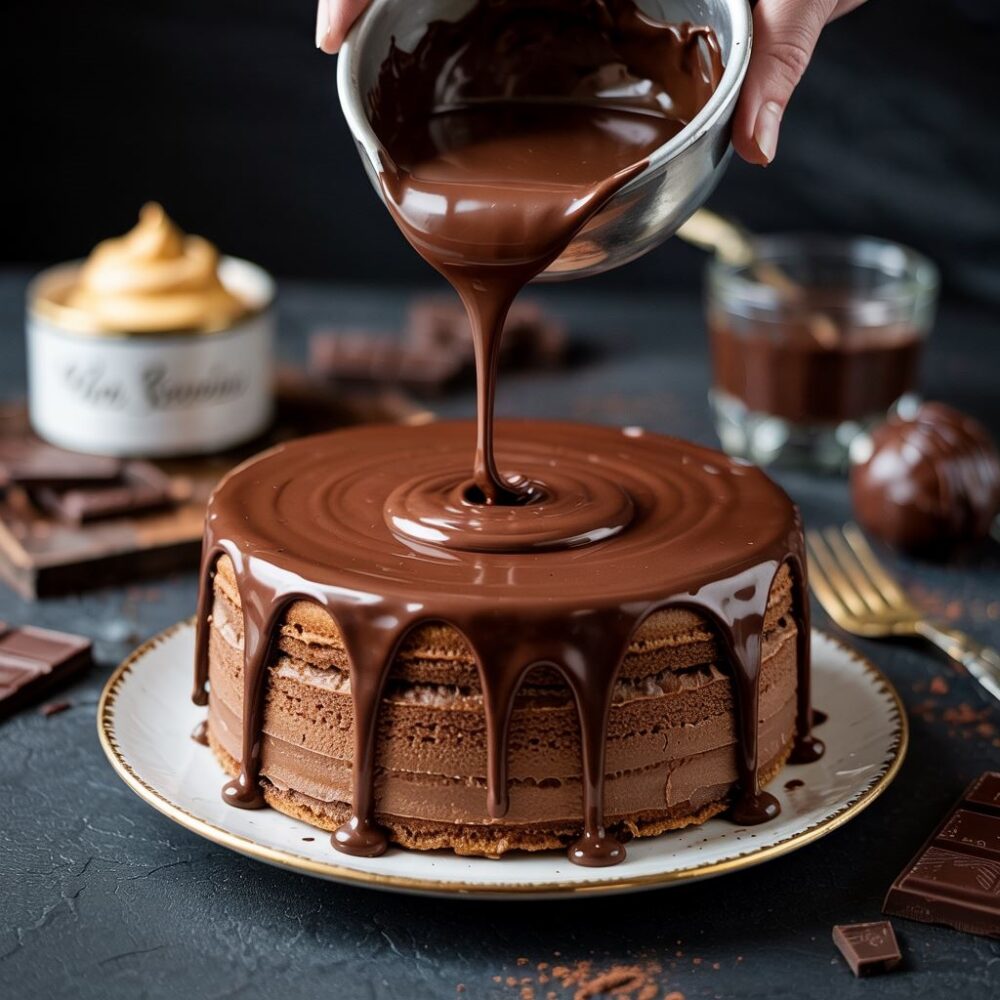 rozpuszczona czekolada