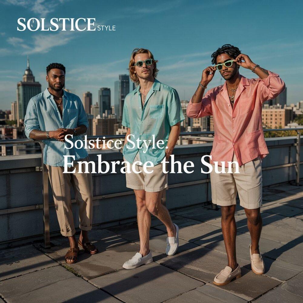 stylowy mężczyzna lato