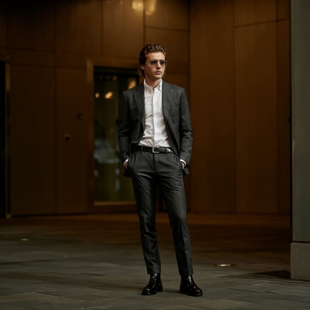 stylowy mężczyzna
