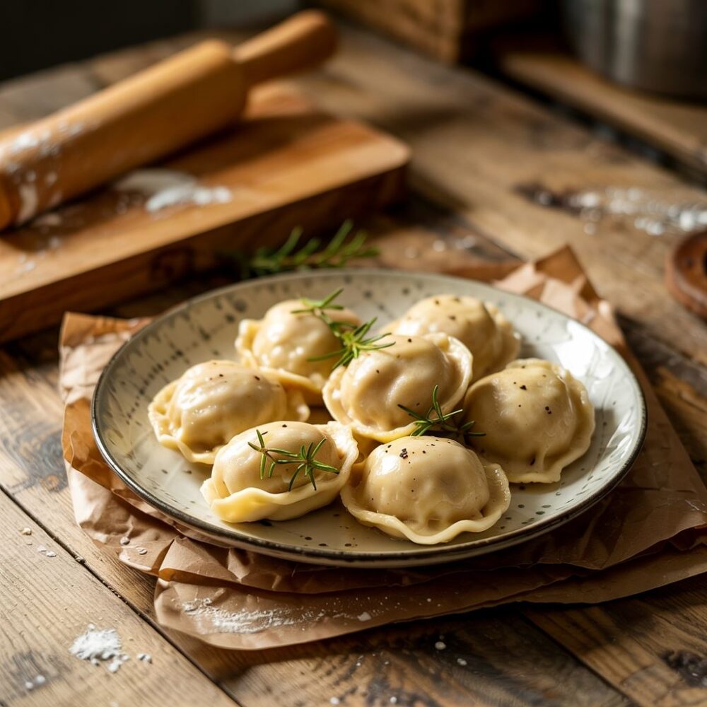 surowe ziemniaki na stole