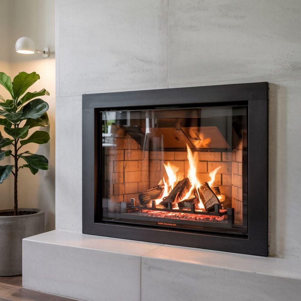 świeże powietrze przy kominku