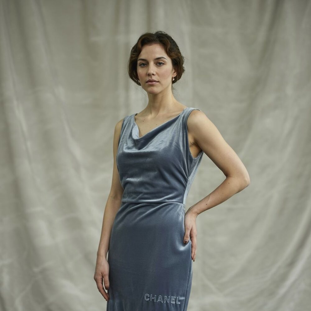 sylwetka w dopasowanej kreacji