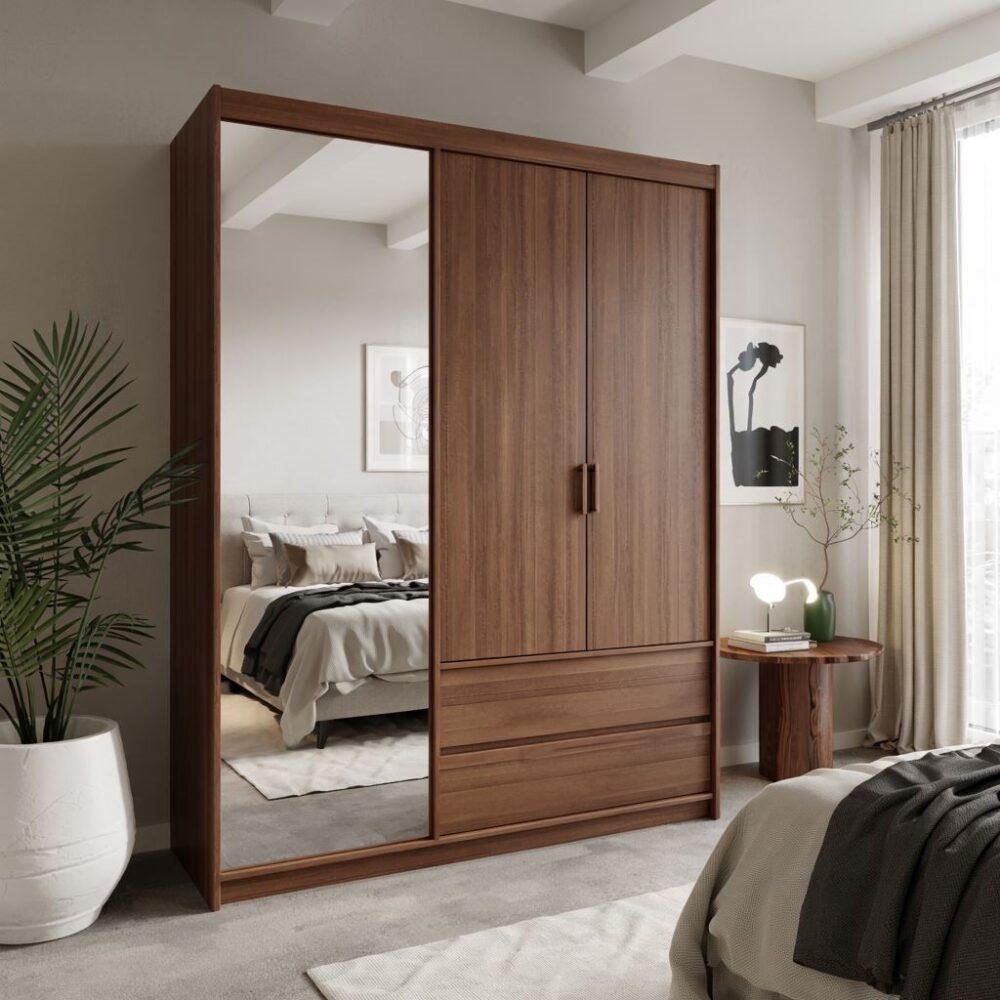 szafa wenge z lustrem