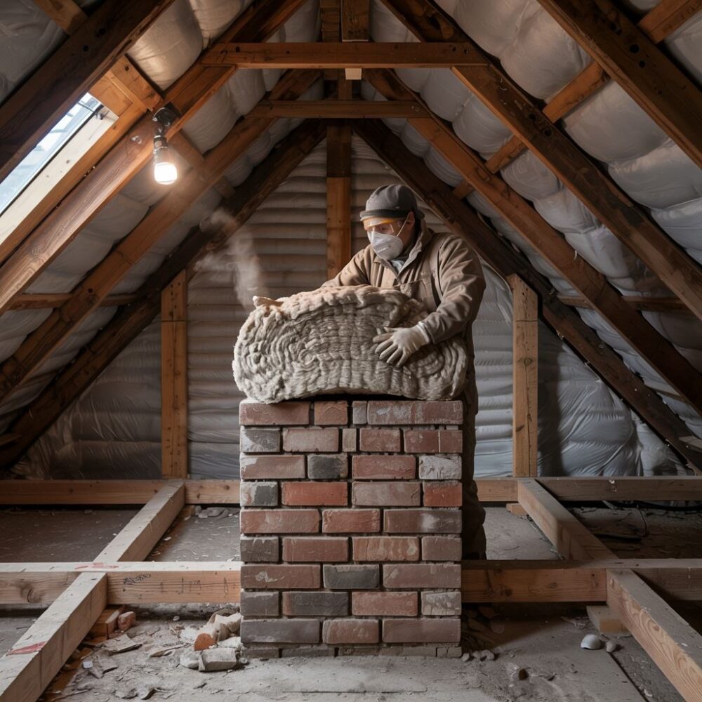 wełna mineralna komin