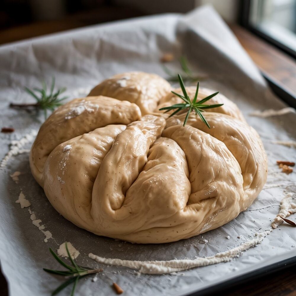 wyrastające ciasto kuchnia