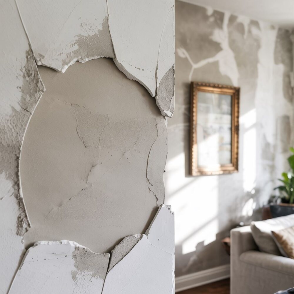 wyrównywanie nierównej ściany