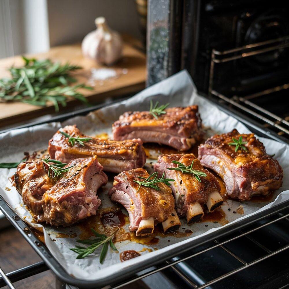 żeberka w piekarniku
